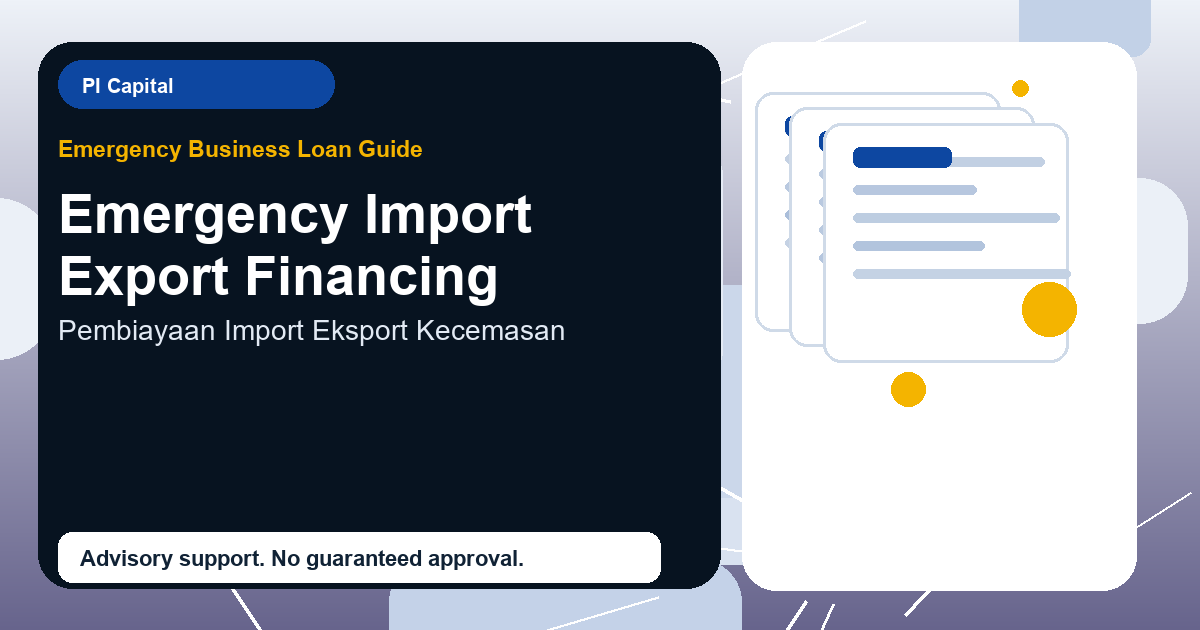 Emergency Import Export Financing advisory discussion in Malaysia