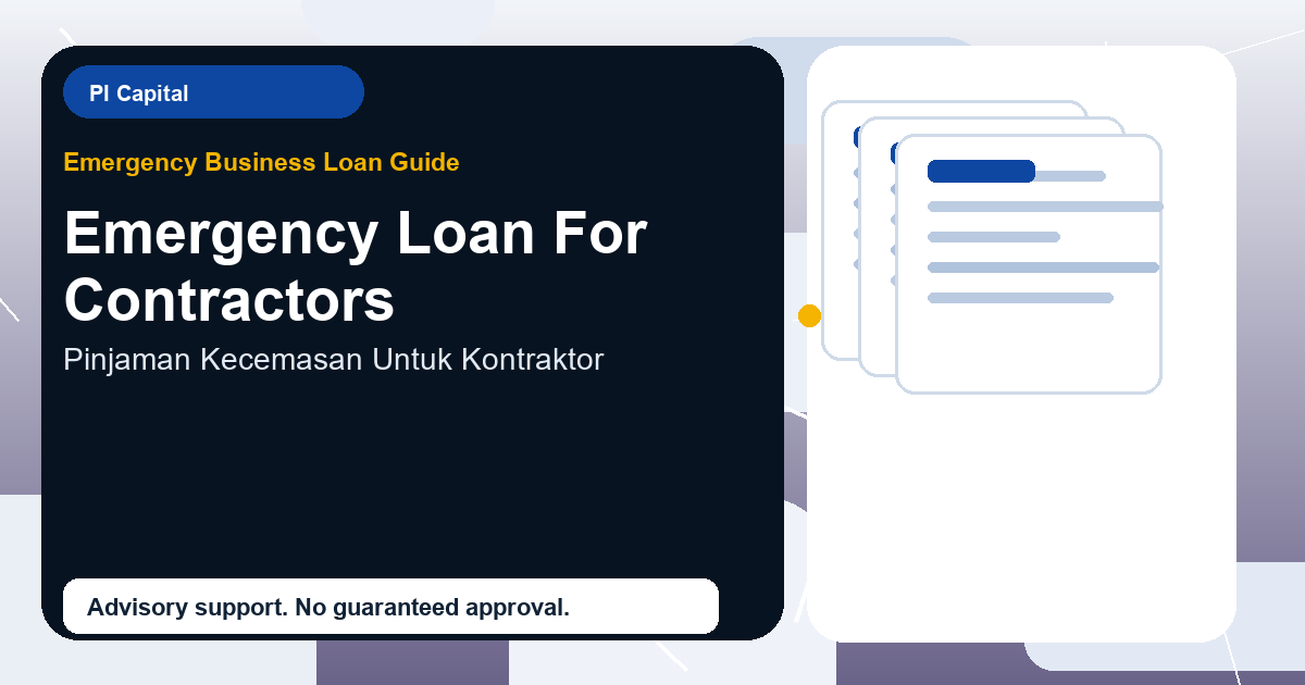 Emergency Loan For Contractors advisory discussion in Malaysia