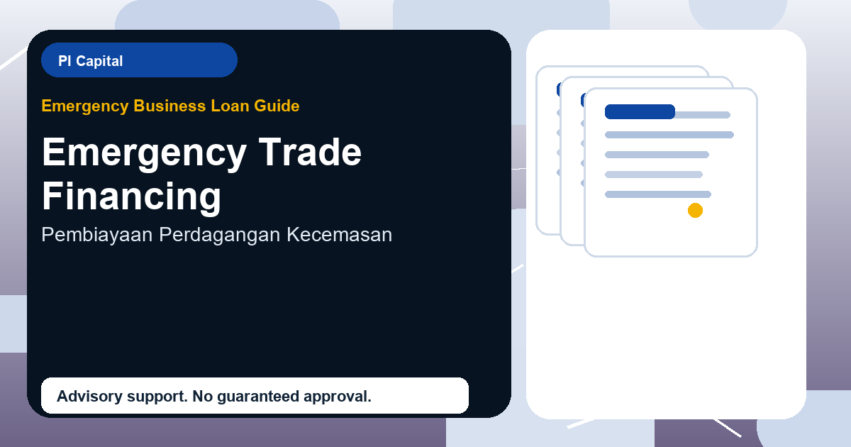 Emergency Trade Financing advisory discussion in Malaysia
