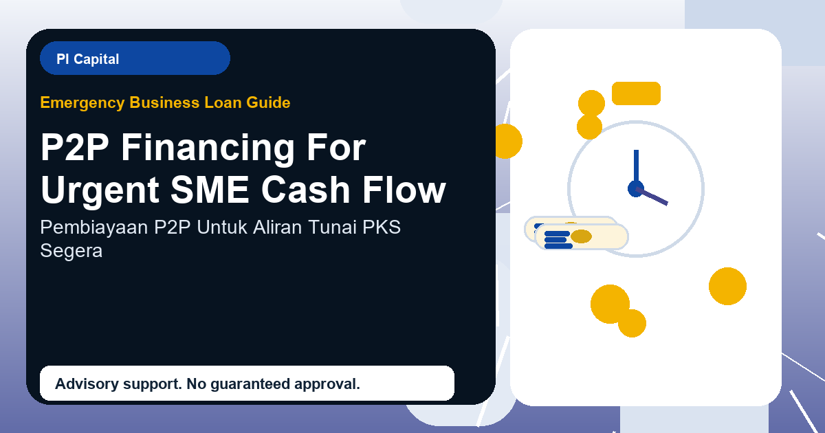 P2P Financing For Urgent SME Cash Flow advisory discussion in Malaysia