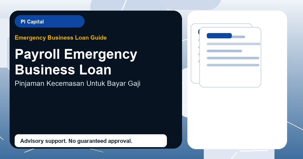 Payroll Emergency Business Loan advisory discussion in Malaysia