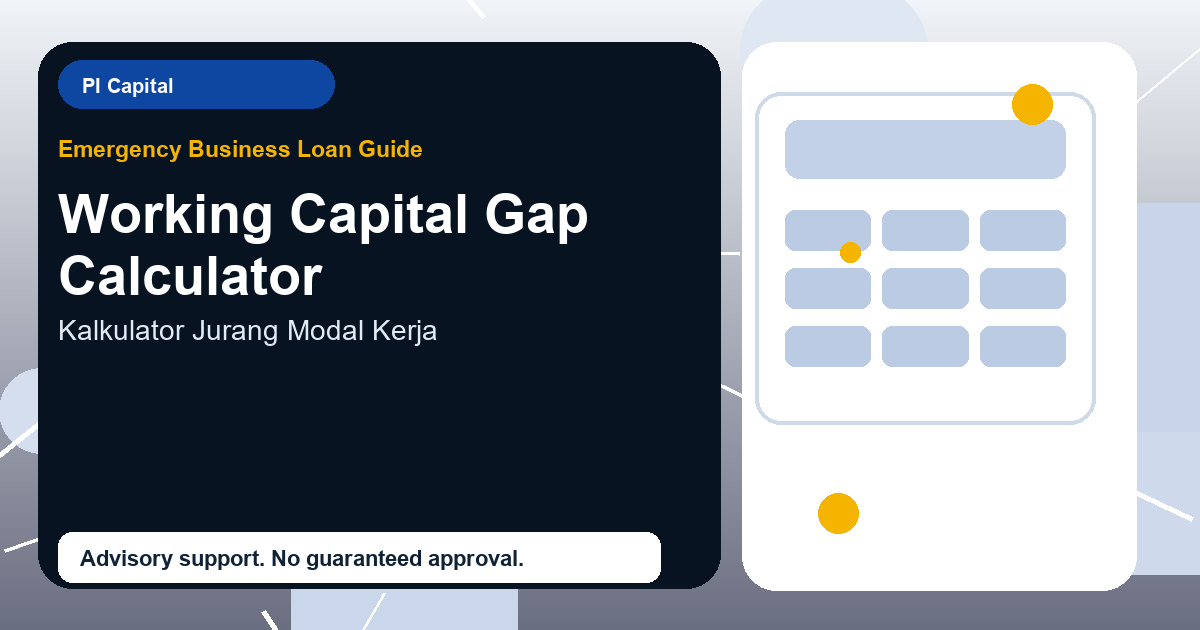 Working Capital Gap Calculator advisory discussion in Malaysia